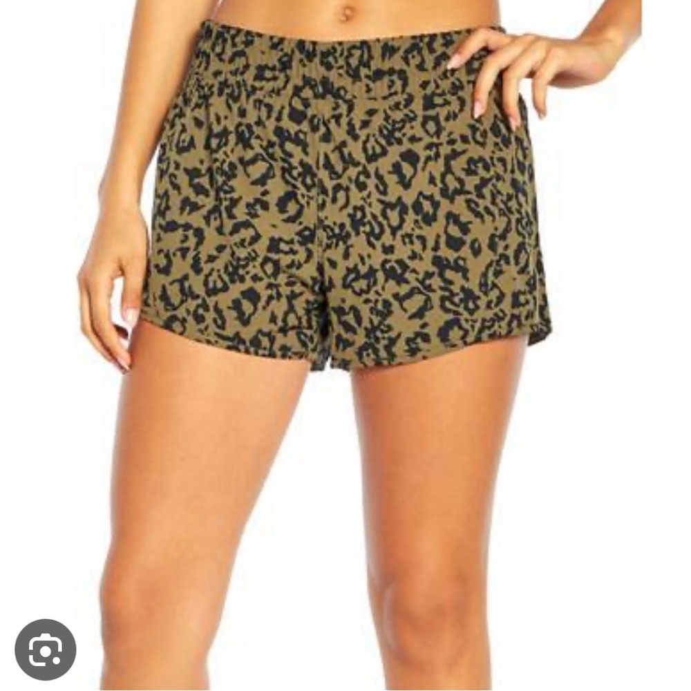 Marika Leopard Olive Green shirts NWOT